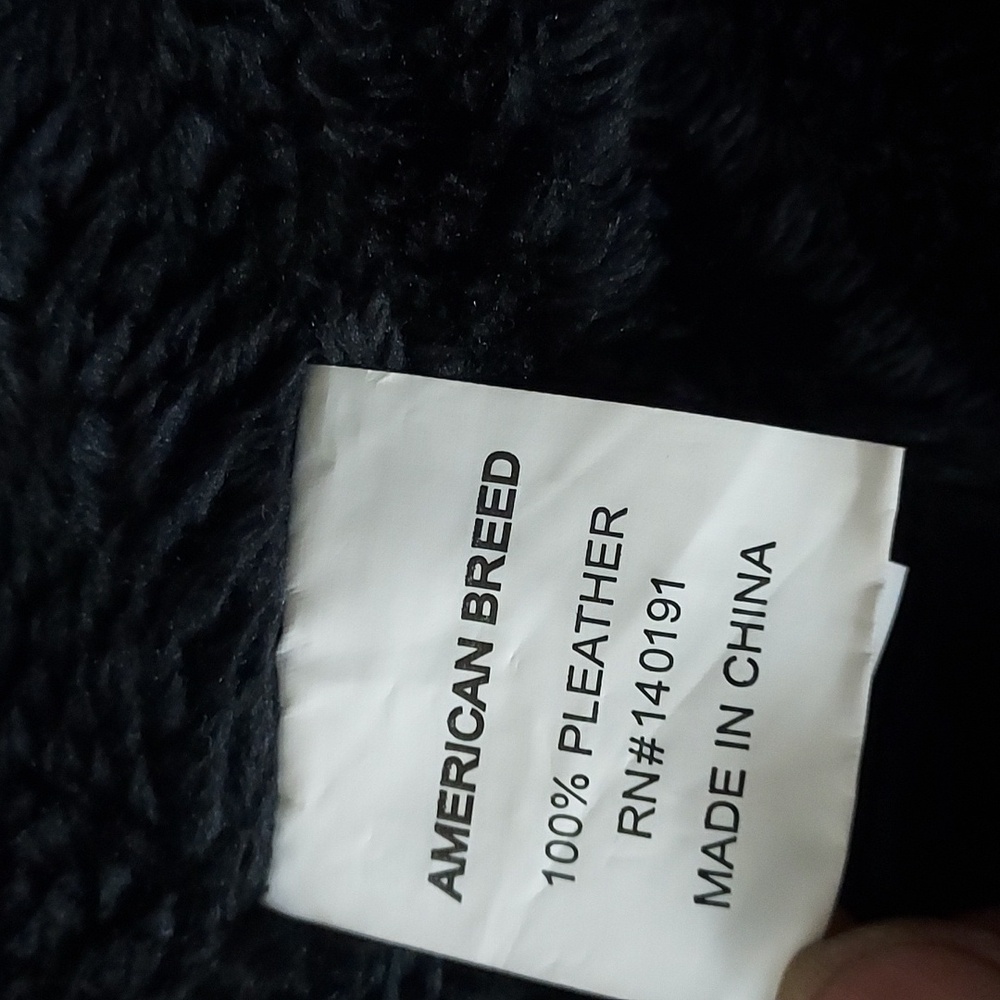 American Breed Men's Brown Leather Jacket Sz-L - Picture 6 of 6